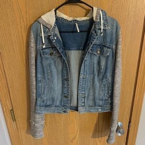 Jean jacket sweater material